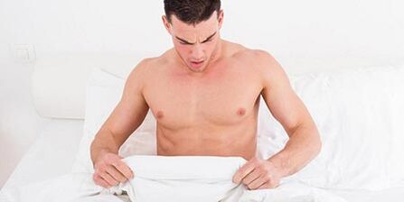 Efectos secundarios de un hombre después del entrenamiento
